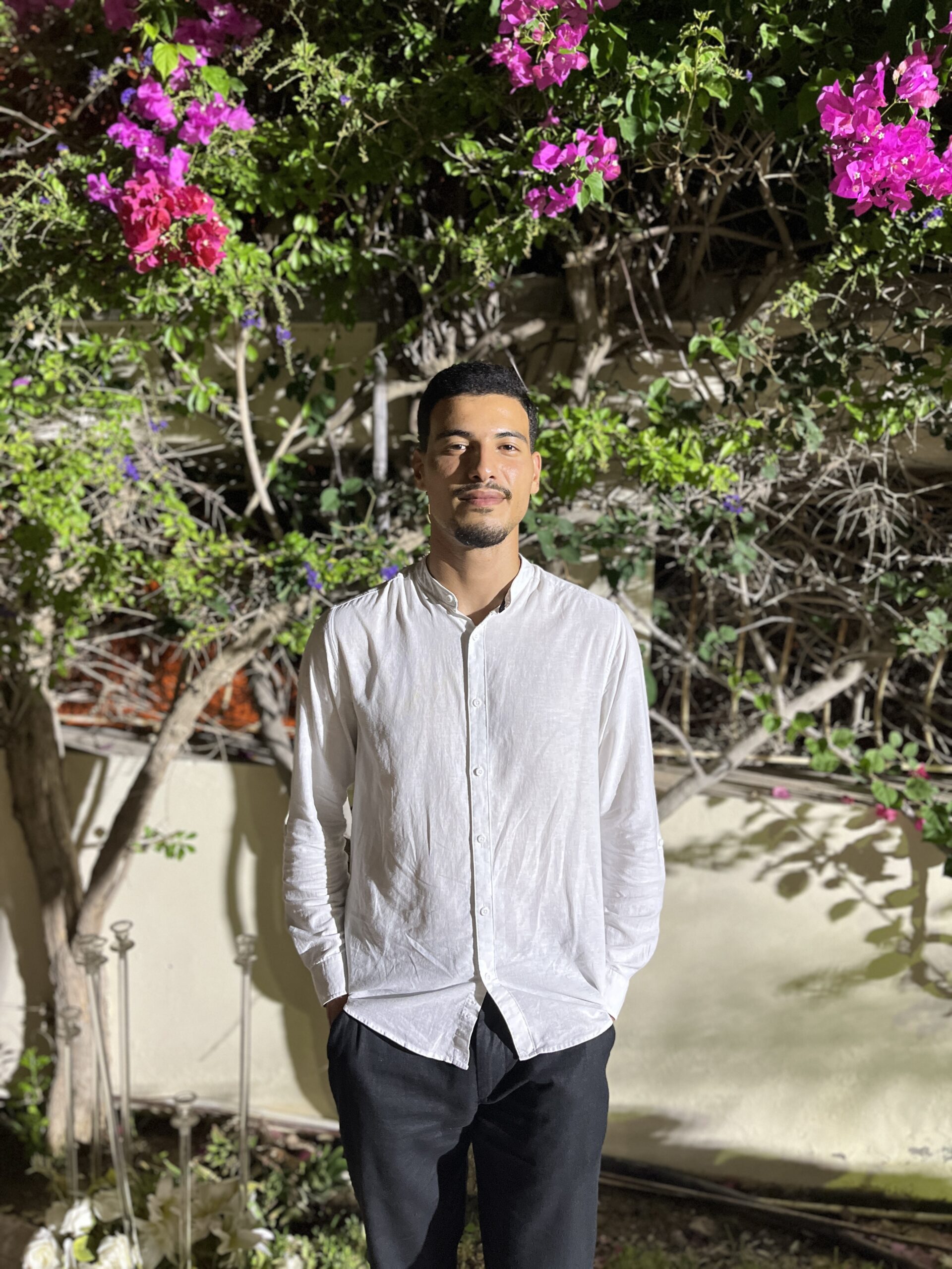 Author image wearing formal clothes